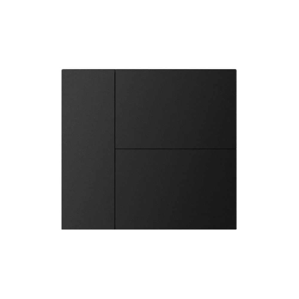 INTELLIGENT ARLIGHT Накладка панели KNX-23-3G-SUF Black (Backlight) (IARL, IP20 Металл, 2 года) 051091 - Viokon.com