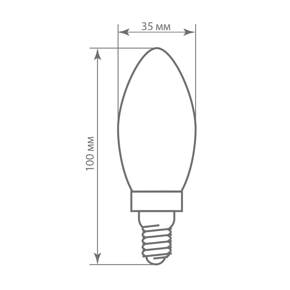 Лампа светодиодная диммируемая Feron LB-68 Свеча E14 5W 4000K (25652) - Viokon.com