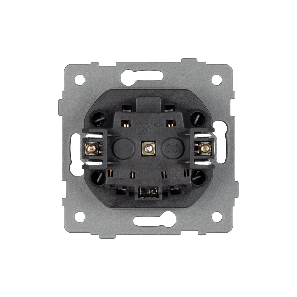 Механизм электрической розетки SCT-MEU1-PL-GR-V (250V, 16A) (Arlight, -) 049816 - Viokon.com