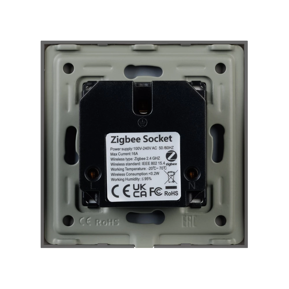 Розетка электрическая с Zigbee управлением SCT-OMALI-EUZB1-PL-GR (240V, 16A, Zigbee) (Arlight, -) 050101 - Viokon.com