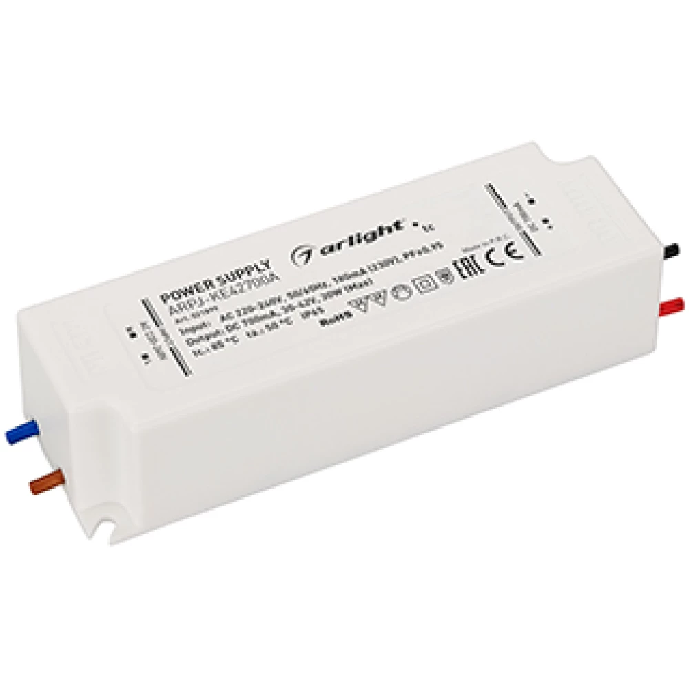 Блок питания ARPJ-KE42700A (30W, 700mA, PFC) (Arlight, IP65 Пластик, 5 лет) 021899 - Viokon.com
