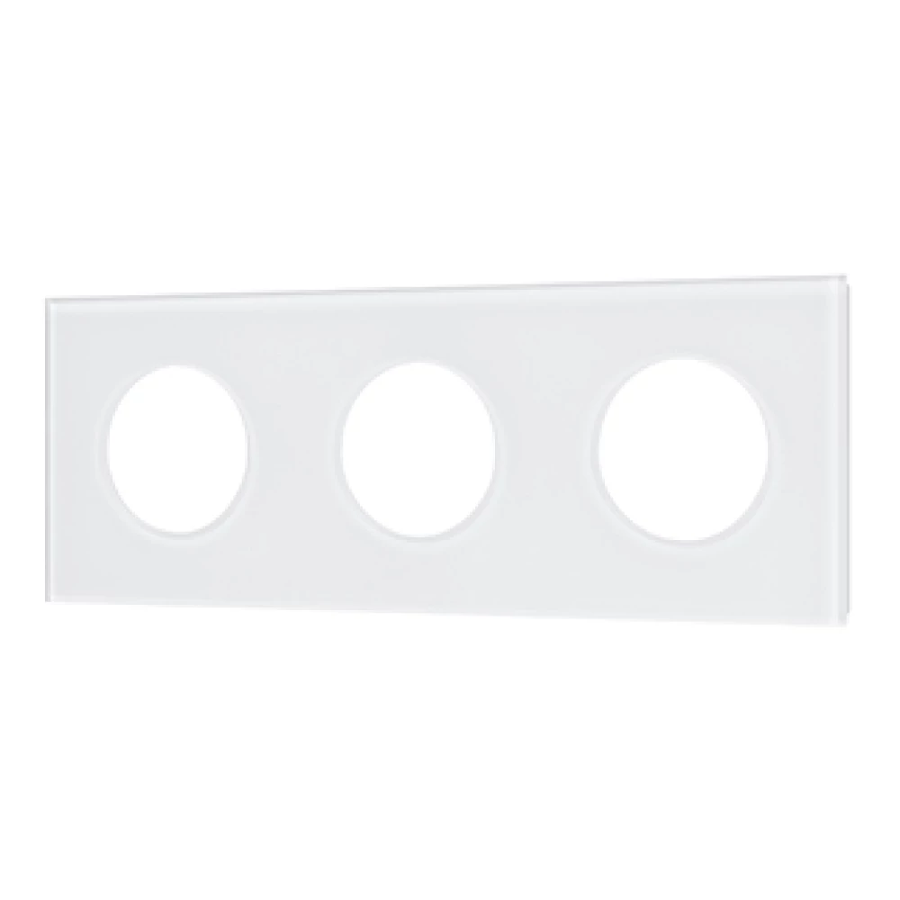 Рамка стеклянная FRM-GLARE-GC-3-WH (Arlight, -) 043838 - Viokon.com