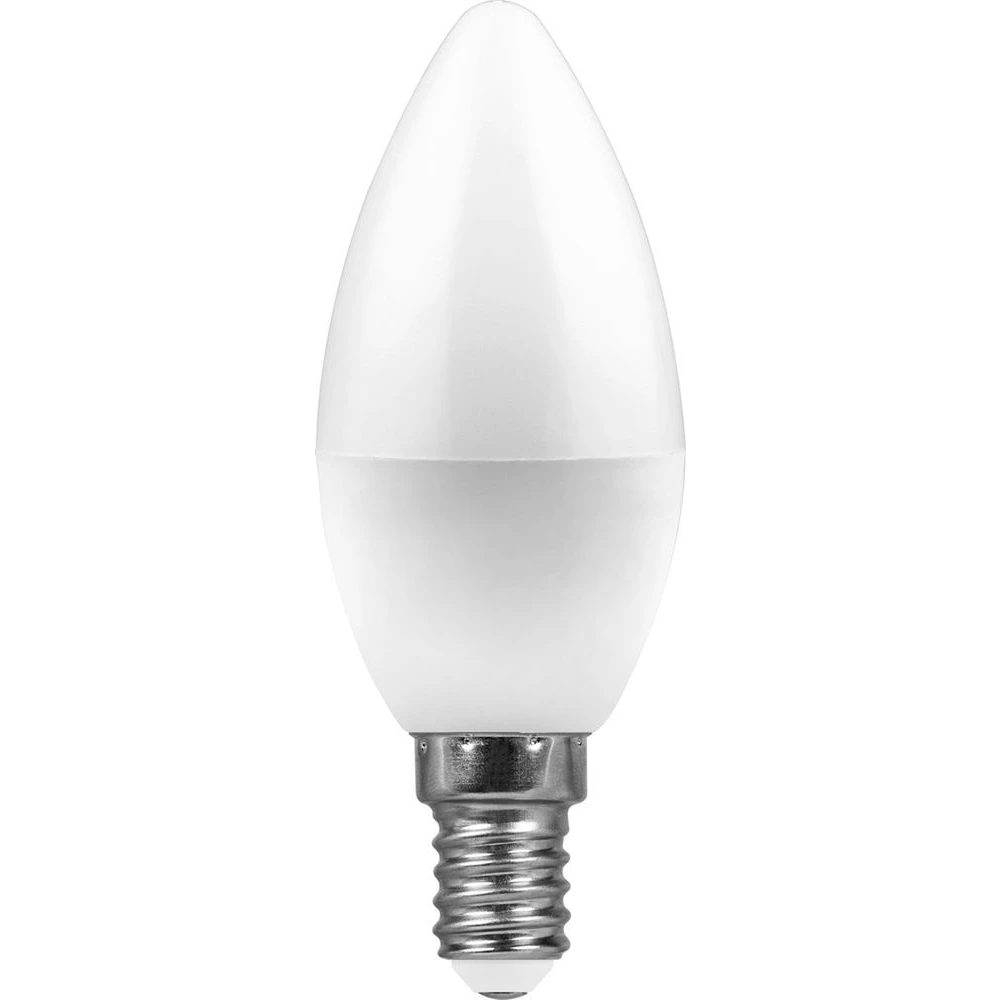 Лампа светодиодная Feron LB-72 Свеча E14 5W 4000K (25401) - Viokon.com