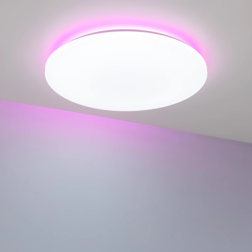 Светильник SP-FAVOR-R600-50W Day4000-MIX-RGB (WH, 100 deg, 230V, Tuya Zigbee) (Arlight, IP20 Пластик, 3 года) 057444 - Viokon.com