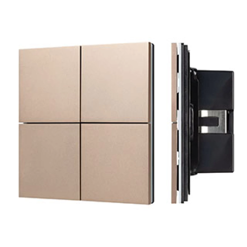 INTELLIGENT ARLIGHT Кнопочная панель KNX-304-23-IN Champagne (BUS, Frameless) (IARL, IP20 Металл, 2 года) 039665 - Viokon.com
