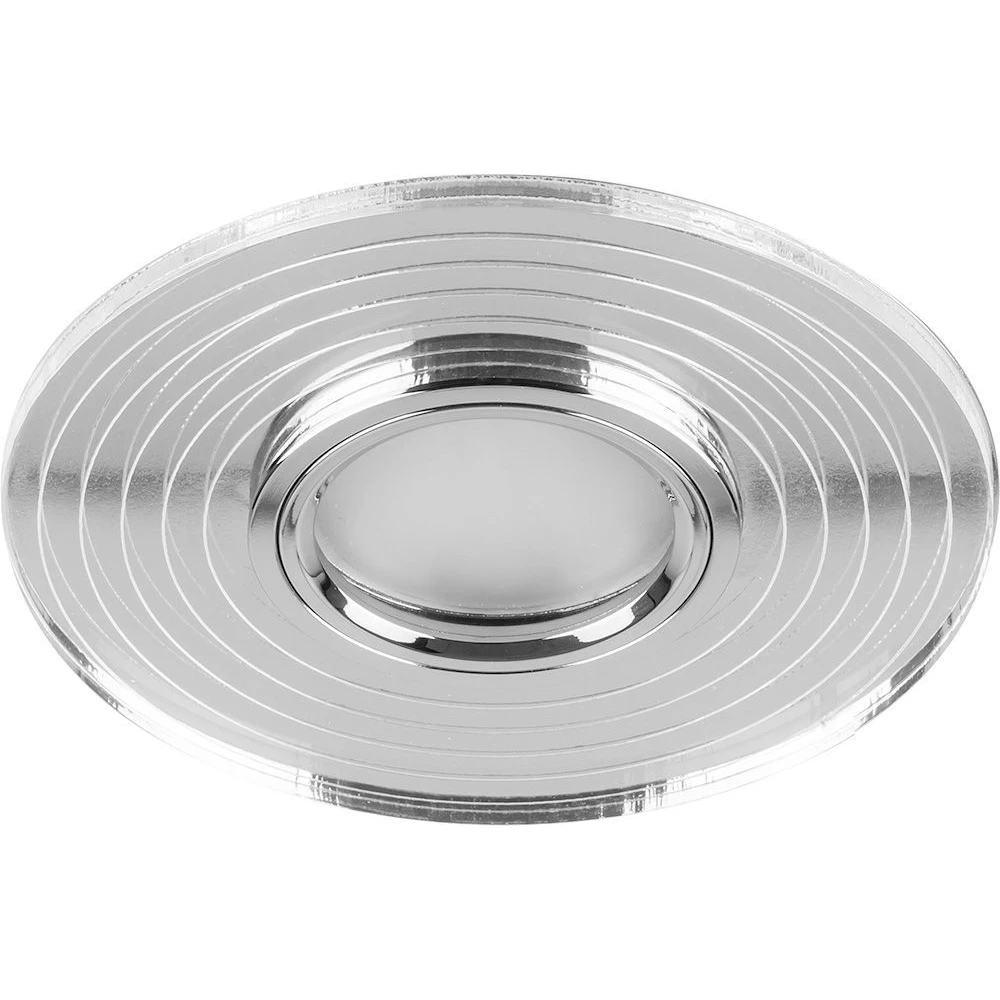 Светильник встраиваемый с белой LED подсветкой Feron CD980 потолочный MR16 G5.3 прозрачный (29667) - Viokon.com