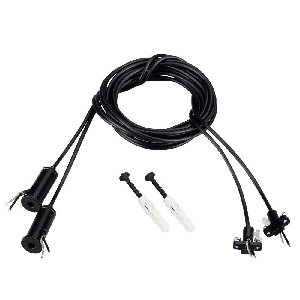 Подвес токопроводящий ARL-SL-LINE 2x2m Set BLACK (Arlight, провод 2x0.5) 045800 - Viokon.com