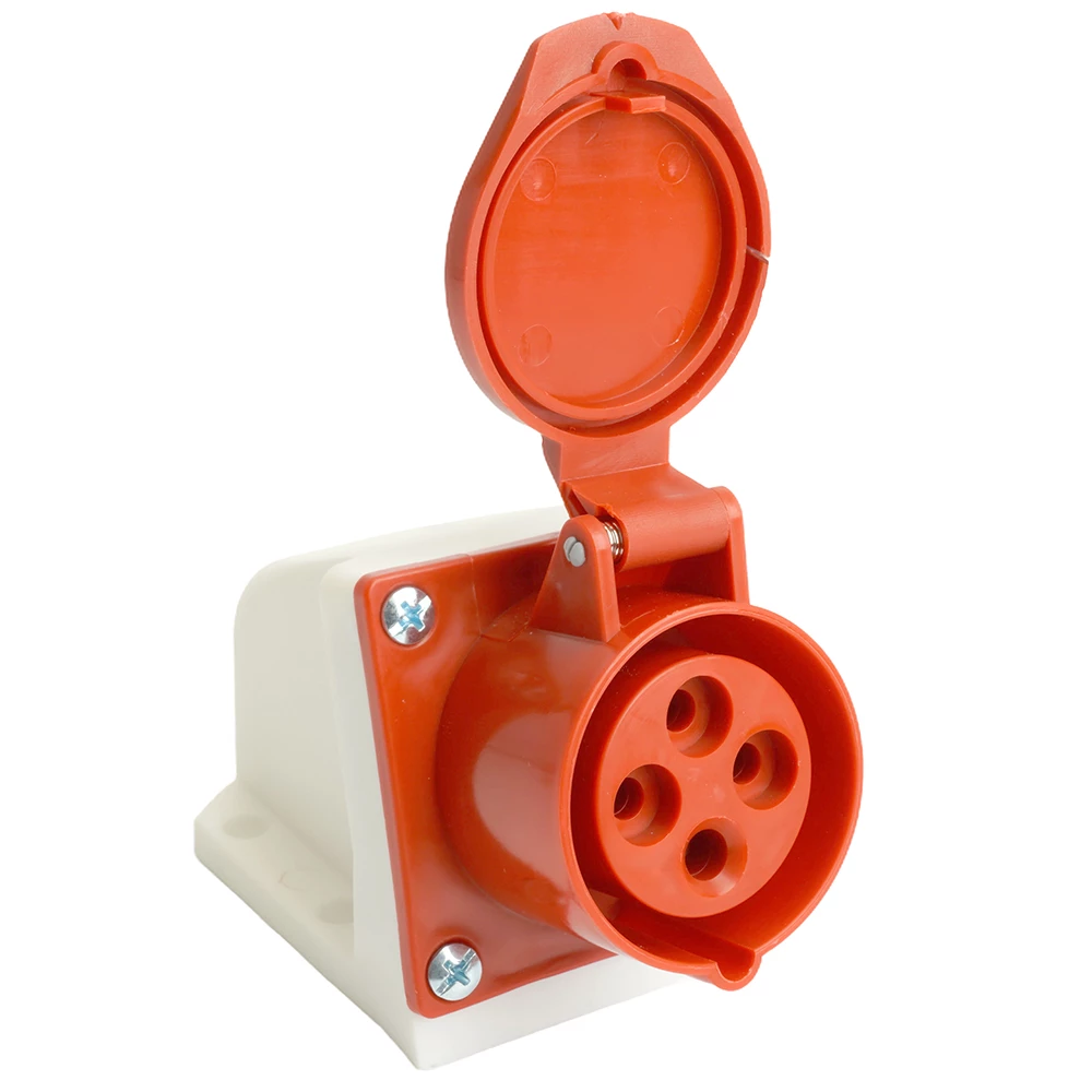 Розетка стационарная ST-114 16А 380В 3P+PE IP44, RST16-114-44, Stekker (49434) - Viokon.com