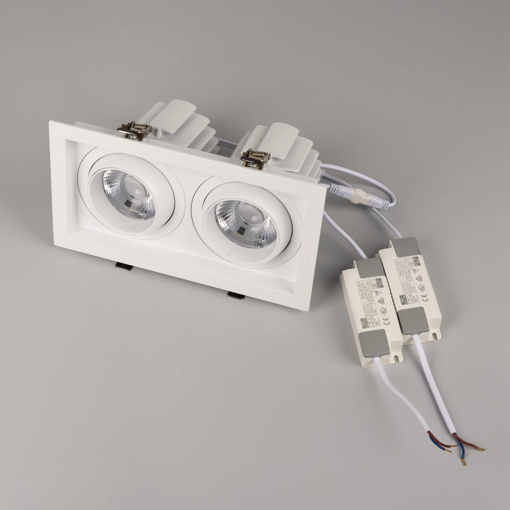 Светильник MS-VORTEX-BUILT-S250x140-2x30W Day4000 (WH-WH, 30 deg, 230V) (Arlight, IP20 Металл, 5 лет) 057764 - Viokon.com