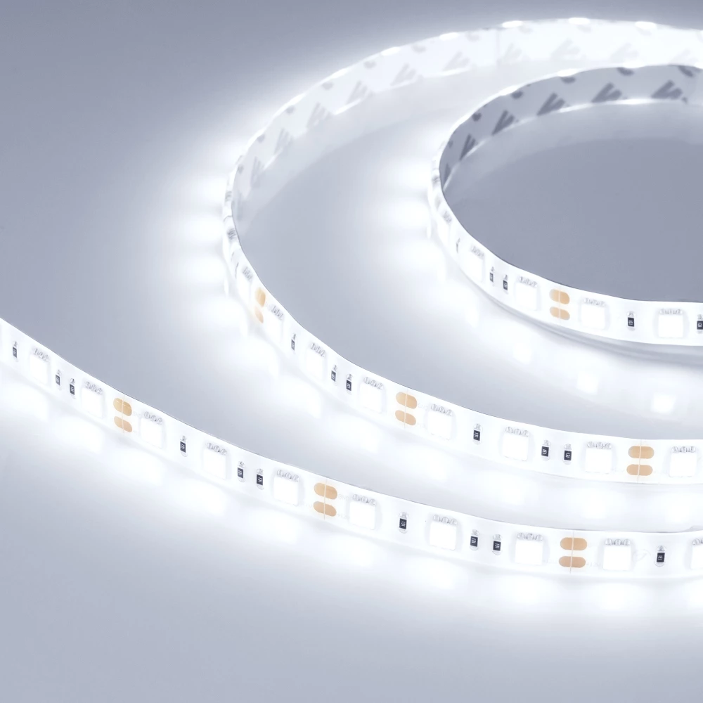 Лента RTW 2-5000SE 12V Cool 2x (5060, 300 LED, LUX) (Arlight, 14.4 Вт/м, IP65) 016845(1) - Viokon.com