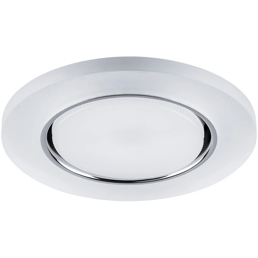 Светильник встраиваемый с белой LED подсветкой Feron CD5020 потолочный GX53 без лампы, белый матовый (32659) - Viokon.com