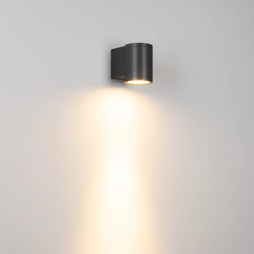 Светильник LGD-RAY-WALL-R65-9W Warm3000 (GR, 23 deg, 230V) (Arlight, IP65 Металл, 3 года) 038153(1) - Viokon.com