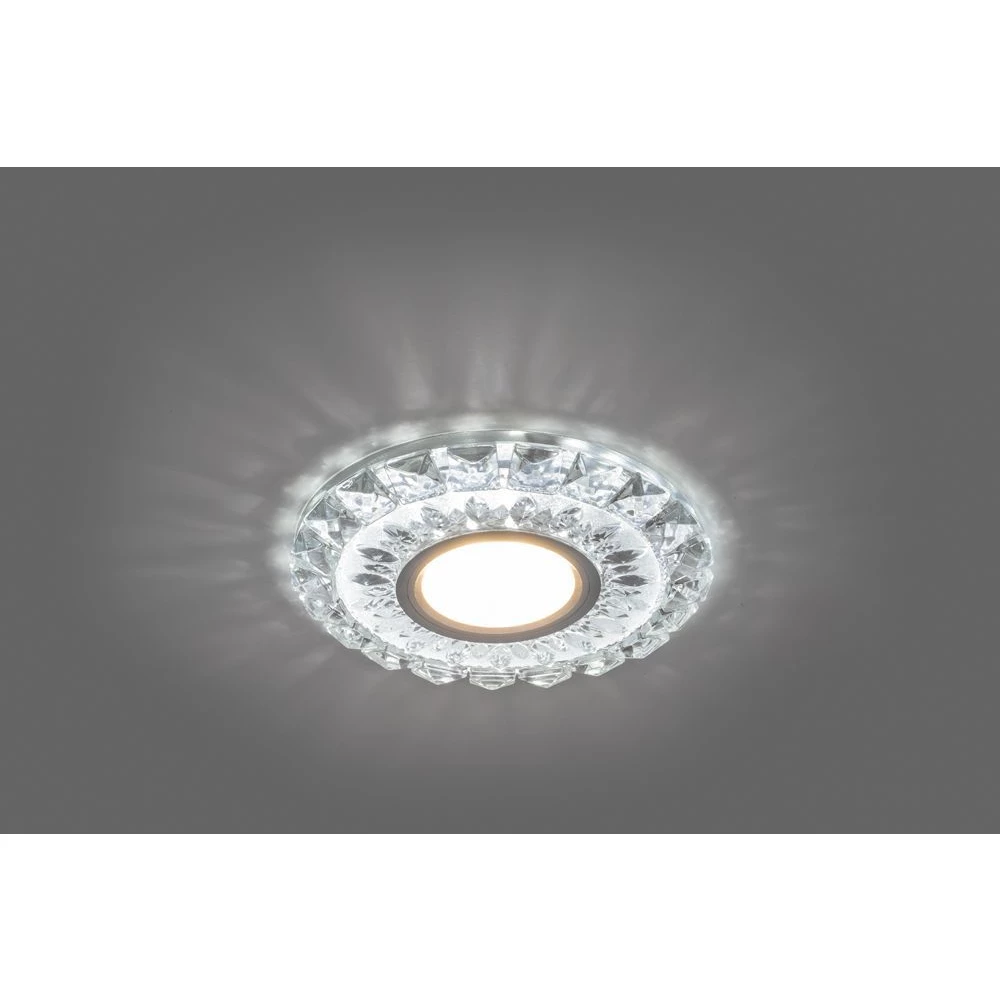 Светильник встраиваемый с белой LED подсветкой Feron CD922 потолочный MR16 G5.3 прозрачный (28897) - Viokon.com
