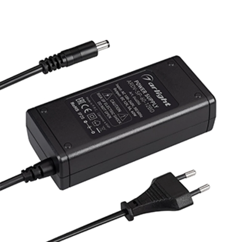 Блок питания ARDV-SP-60-12BD (12V, 5A, 60W) (Arlight, Адаптер, 5 лет) 046056 - Viokon.com