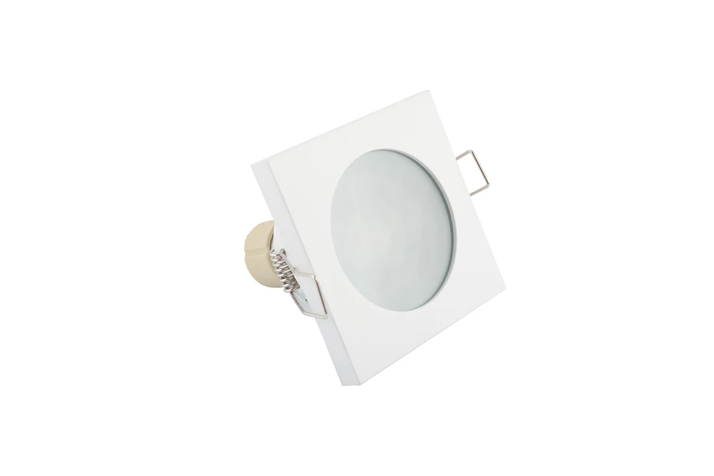 DK3014-WH Встраиваемый светильник влагозащ IP 44 50 Вт GU10 белый алюминий - Viokon.com