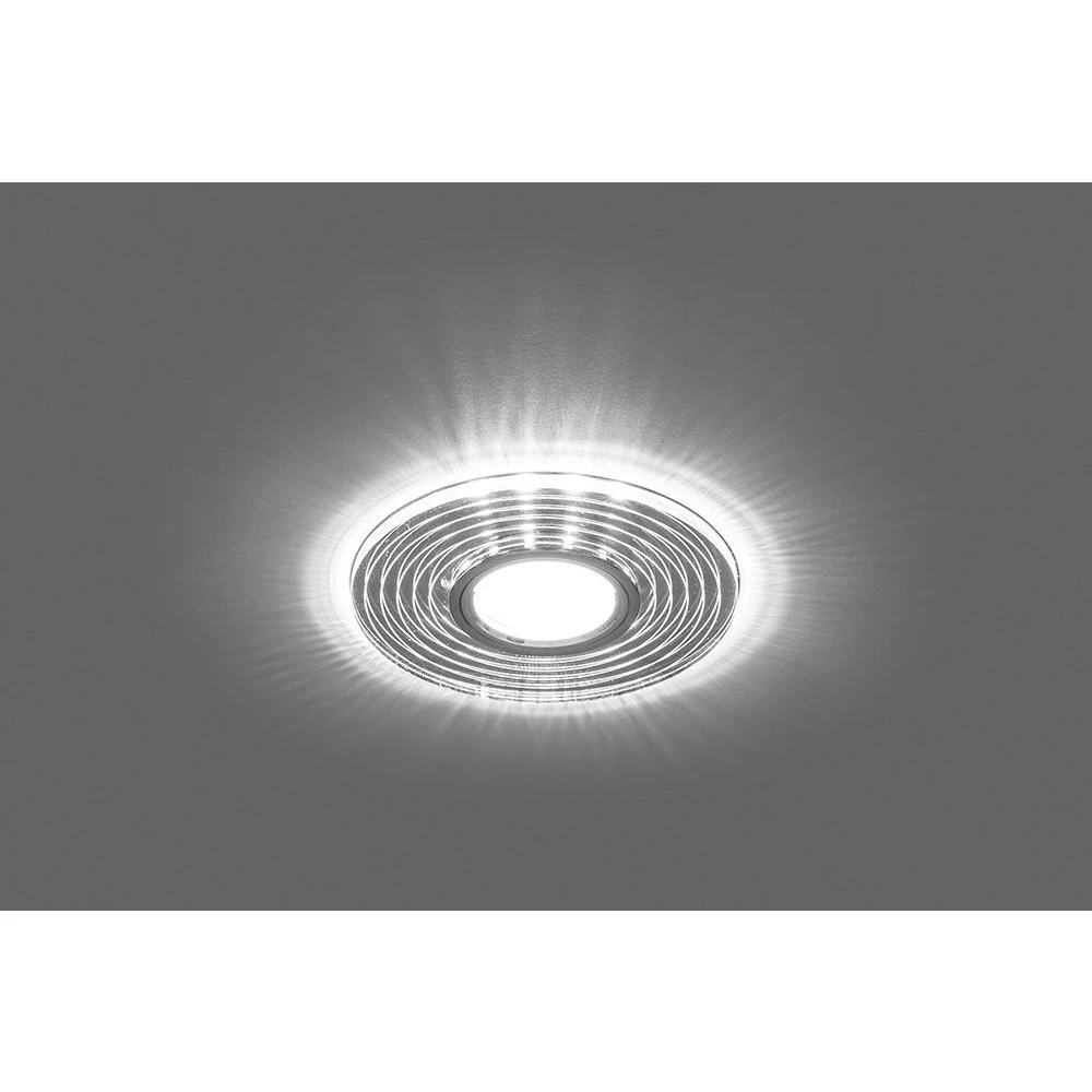 Светильник встраиваемый с белой LED подсветкой Feron CD980 потолочный MR16 G5.3 прозрачный (29667) - Viokon.com