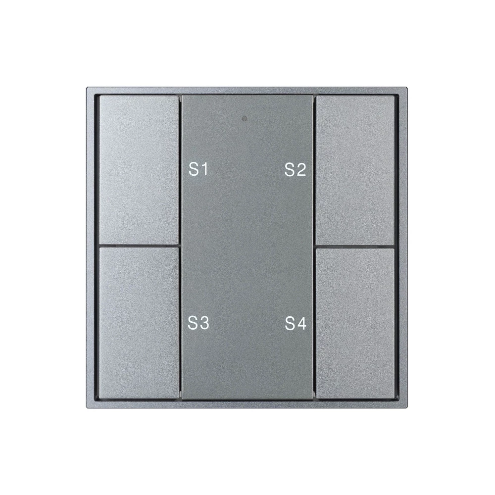 INTELLIGENT ARLIGHT Кнопочная панель DALI-201-23-1G-4SC-IN Silver (BUS, Frame) (IARL, IP20 Металл, 3 года) 048184 - Viokon.com