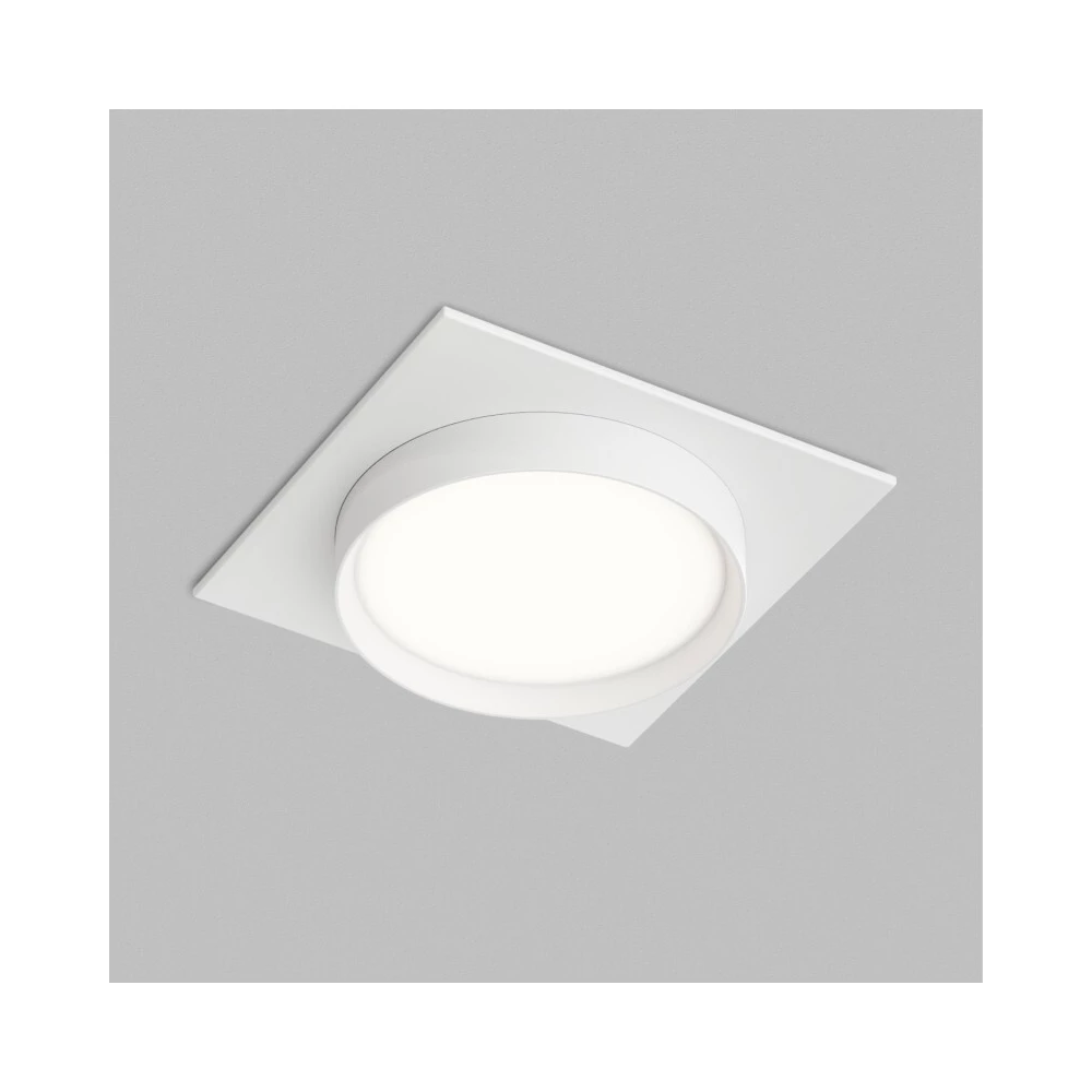 Встраиваемый светильник RATIO GX53 до 15 Вт LED IP20 белый алюминий акрил - Viokon.com