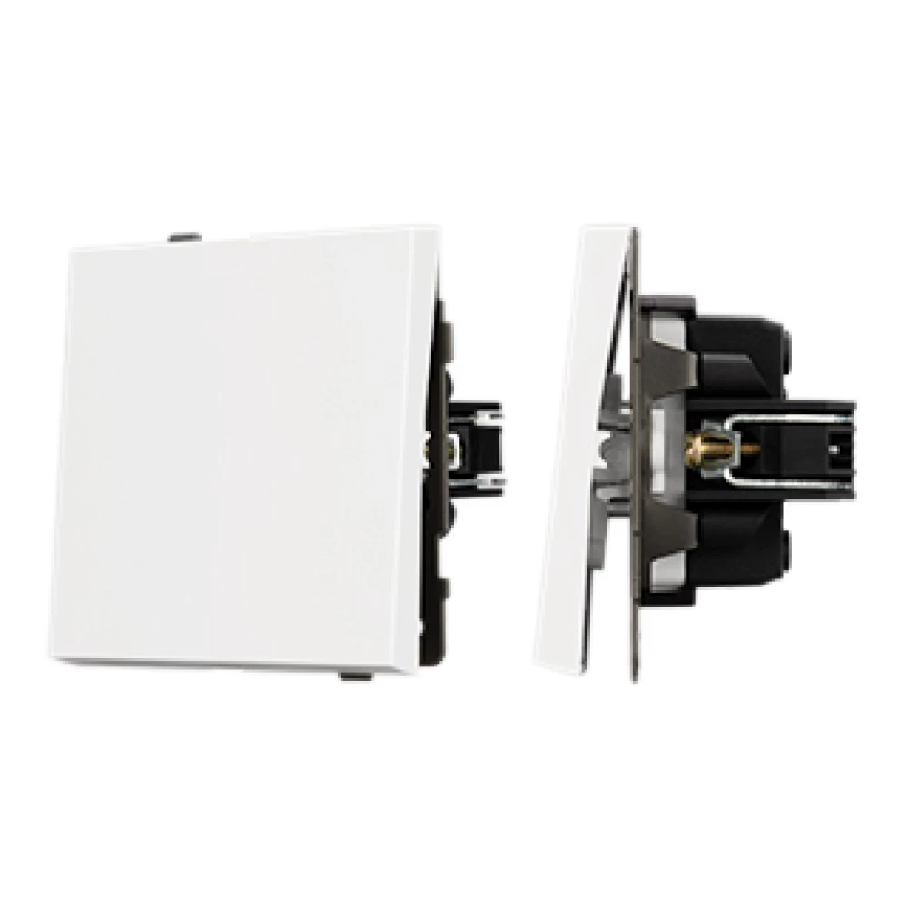 Механизм выключателя одноклавишный проходной SWT-TENDO-MKP1-PL-WH (230V, 10A) (Arlight, Белый) 054148 - Viokon.com