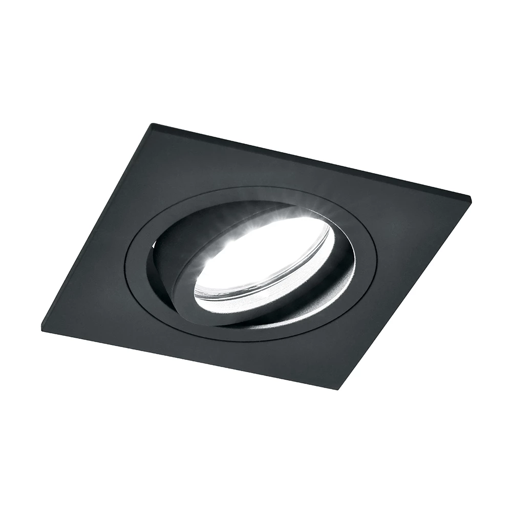 Светильник встраиваемый Feron DL2801 потолочный MR16 G5.3 черный (40526) - Viokon.com
