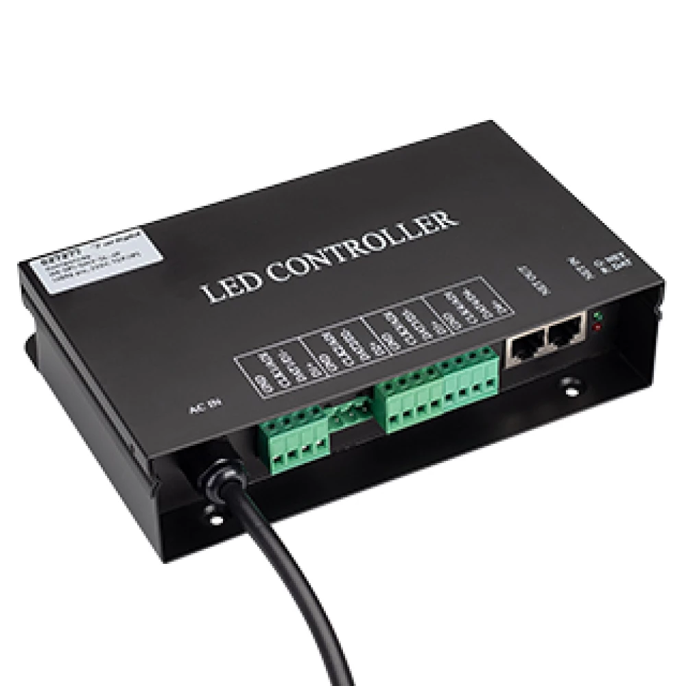 Контроллер HX-SPI-DMX-SL-4P (4096 pix, 220V, TCP/IP, add, ArtNet) (Arlight, IP20 Металл, 2 года) 027277 - Viokon.com