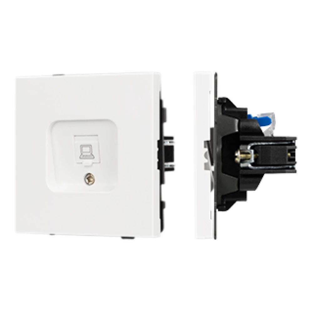 Механизм компьютерной розетки SCT-TENDO-MPC1-SFPL-WH (RJ-45, CAT6) (Arlight, Матовый белый) 054594 - Viokon.com