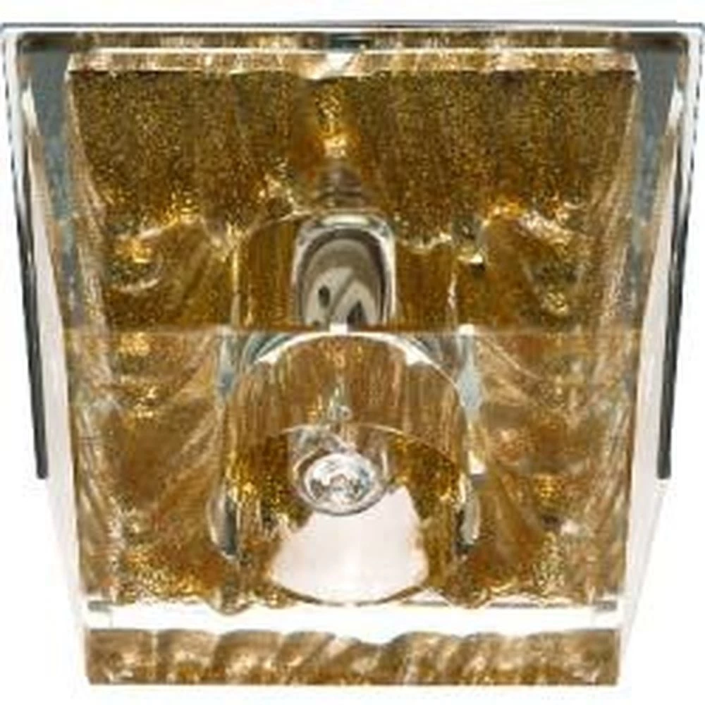 Светильник потолочный, JCD9 35W G9  прозрачный-золотой, хром, JD59 (18802) - Viokon.com