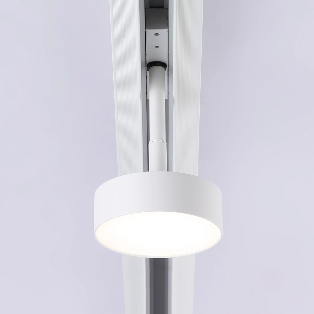 Светильник светодиодный трековый для шинопровода Magnetic GL3852 WH белый IP20 12W 4200K 48V D95*30 - Viokon.com