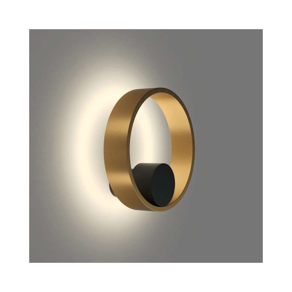 DK5060-BKSG Бра ORBIT IP20 3000К LED 10 Вт черный  сатинированное золото алюминий - Viokon.com