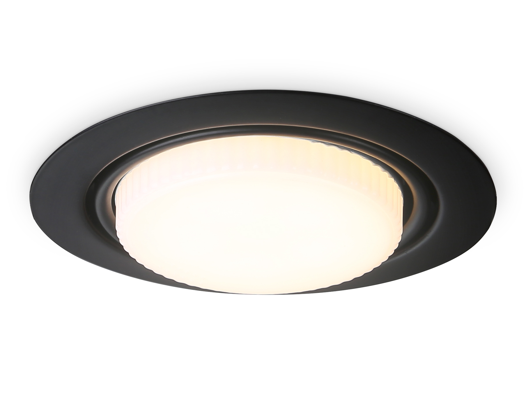 Светильник встраиваемый поворотный со сменной лампой GX53 G10123 BK черный GX53 max 12W D120*48 - Viokon.com