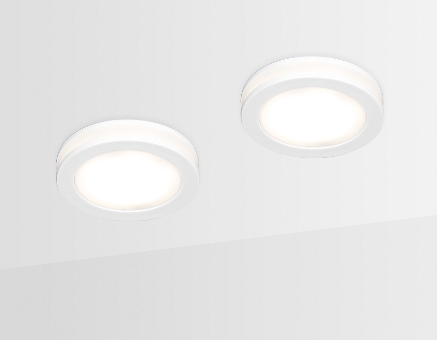 Встраиваемый светодиодный точечный светильник TN140 WH белый LED 4200K 7W D85*30 - Viokon.com
