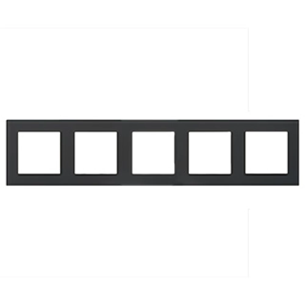 Рамка стеклянная FRM-GLARE-GS-5-BK (Arlight, -) 043806 - Viokon.com