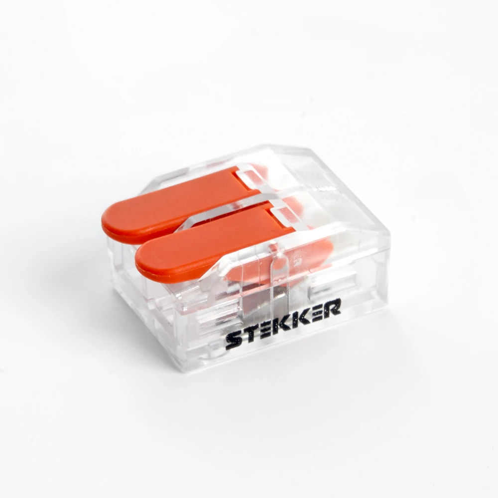 Универсальная компактная клемма 2-проводная STEKKER, LD221-612 (39863) - Viokon.com
