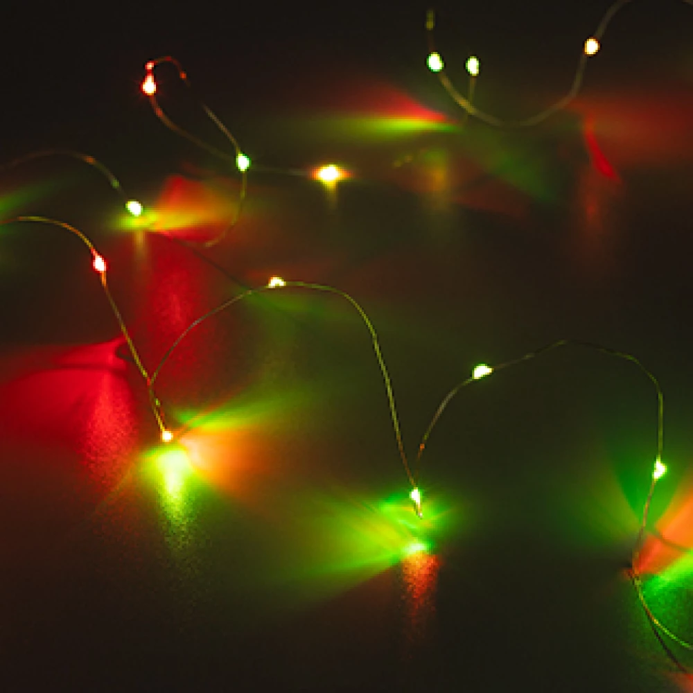 Светодиодная гирлянда ARD-DEW-HOME-2000-CLEAR-20LED-STD RGB (1.5V, Battery Pack, Cork) (Ardecoled, IP20) 062565 - Viokon.com