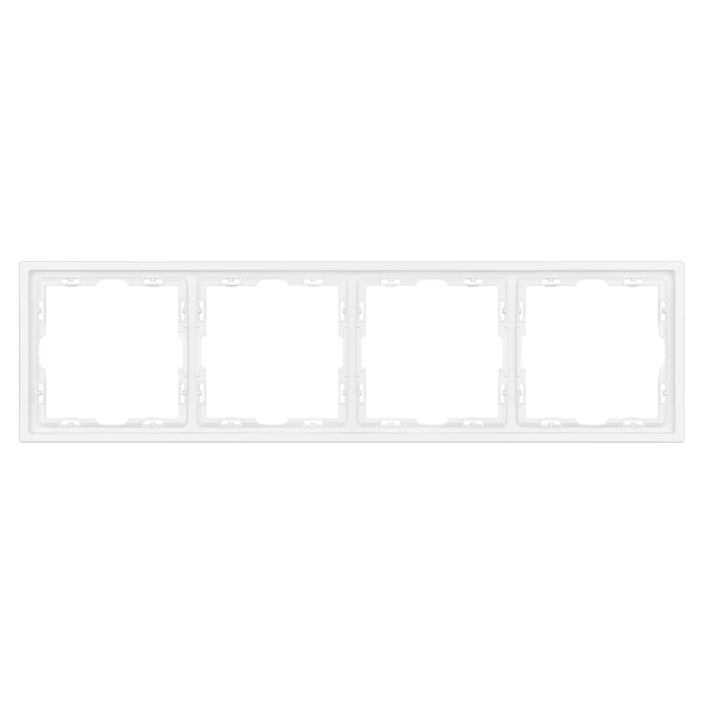 Рамка пластиковая FRM-NOBE-SFPL-4-WH (Arlight, Белый кварц) 054223 - Viokon.com