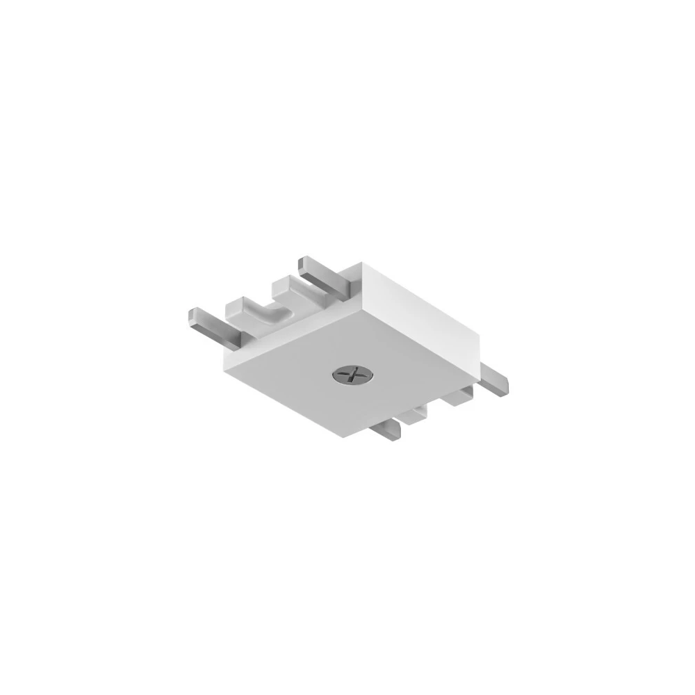 TR5210-WH Прямой соединитель для трека Air серия Base белый пластик - Viokon.com