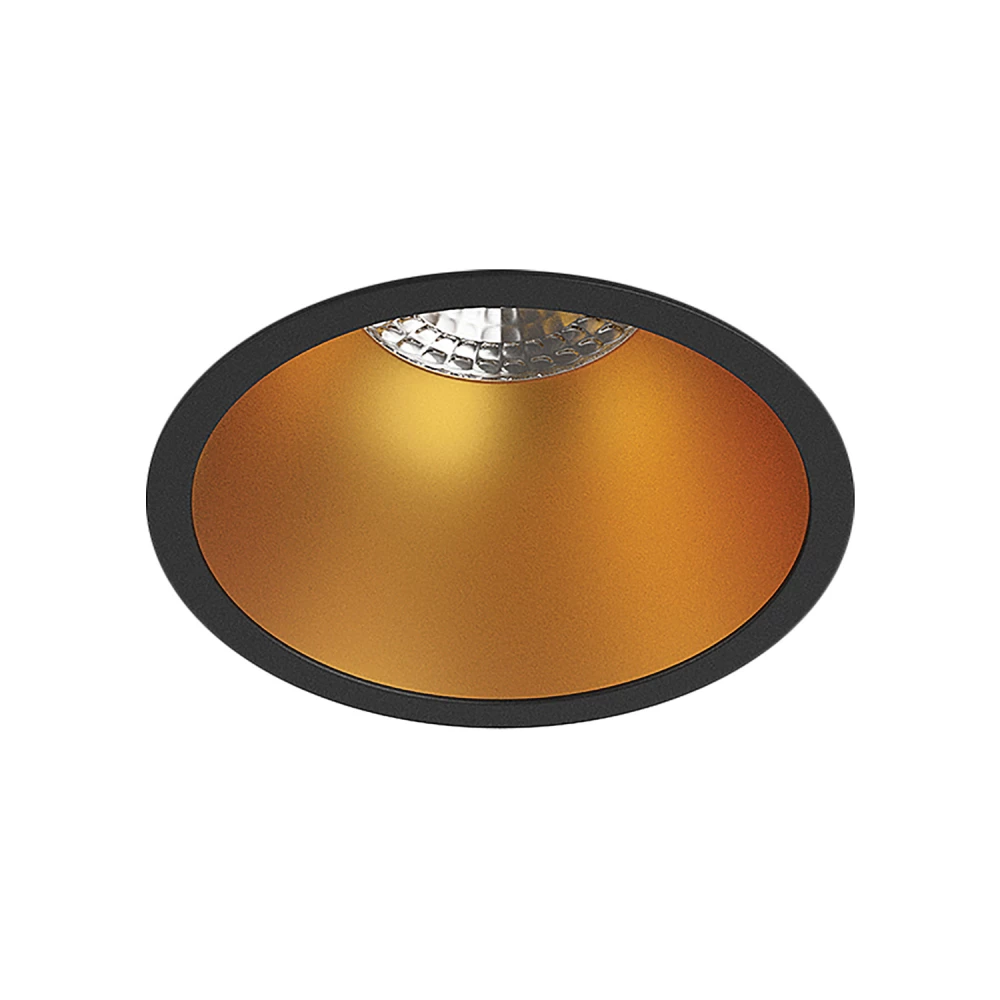 DK3026-BG Встраиваемый светильник IP 20 10 Вт GU53 LED черныйзолотой пластик - Viokon.com