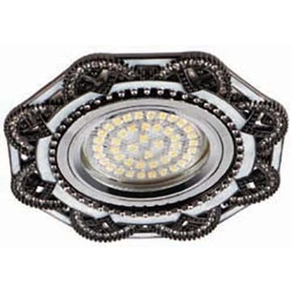 Светильник потолочный  MR16 Max35W 220V G5.3, медь,хром, CD2053 (28631) - Viokon.com