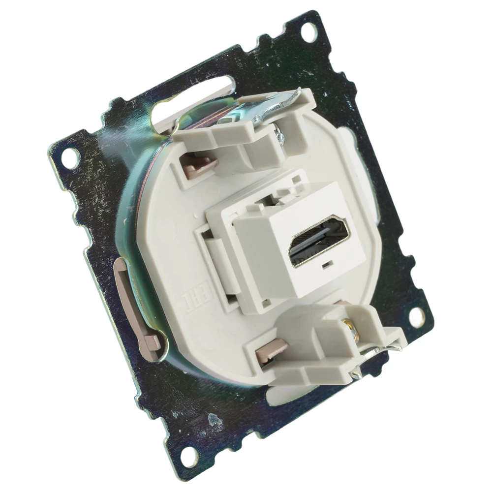 Розетка HDMI 2.1, Type A  (механизм), STEKKER GLS00-7118-02, серия Катрин, шампань (50063) - Viokon.com
