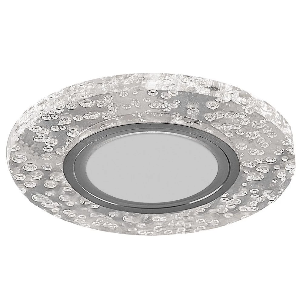 Светильник встраиваемый с белой LED подсветкой Feron CD953 потолочный MR16 G5.3, прозрачный (32539) - Viokon.com
