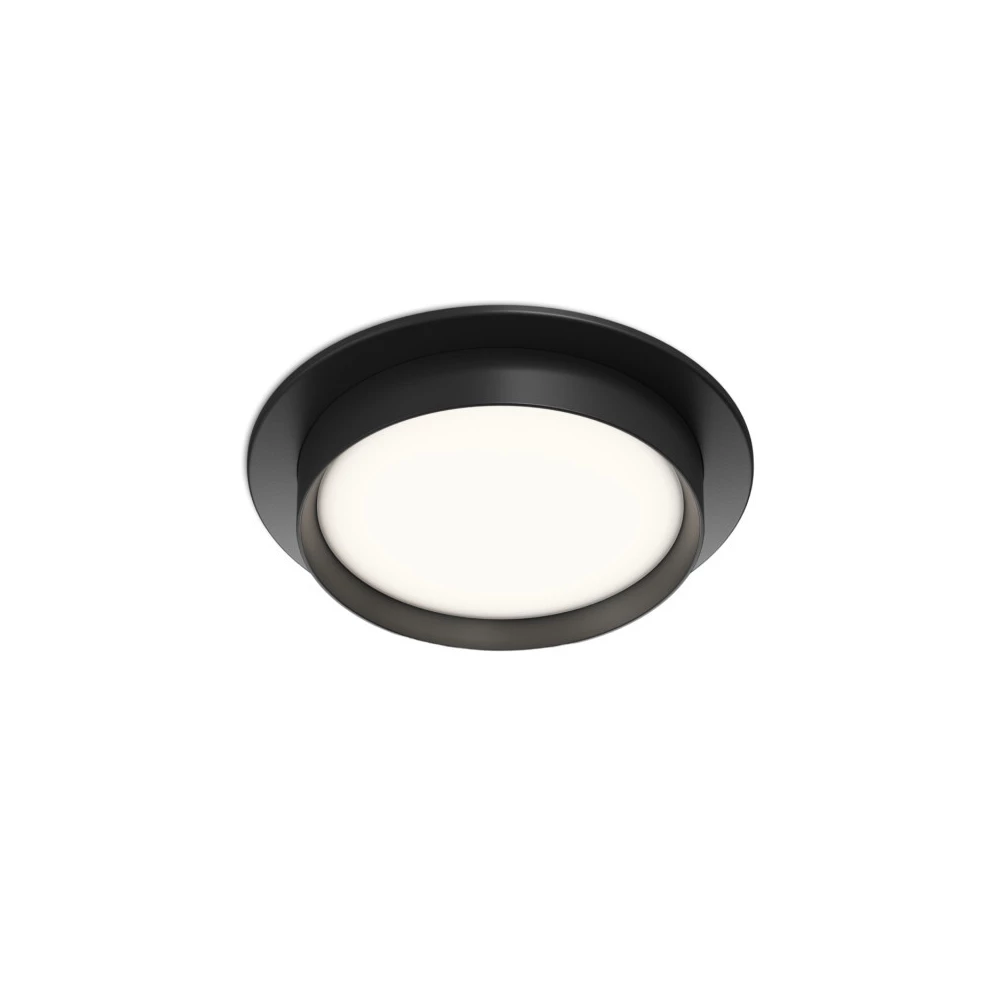 Встраиваемый светильник RATIO GX53 до 15 Вт LED IP20 черный алюминий акрил - Viokon.com
