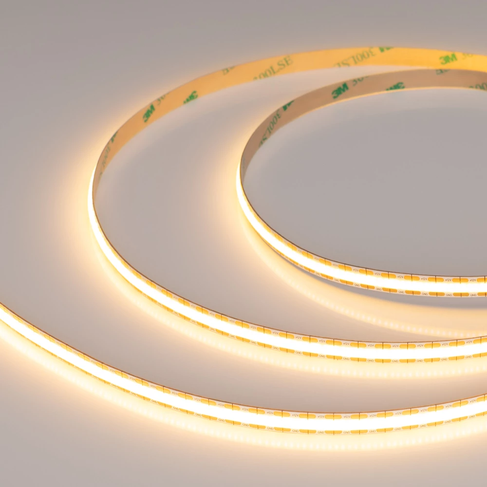 Лента COB-X528-8mm 12V Warm2700 (11 W/m, IP20, CSP, 5m) (Arlight, -) 041795 - Viokon.com