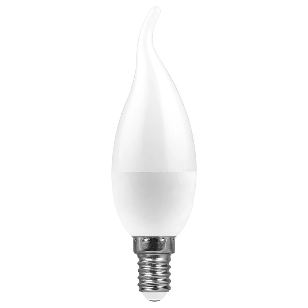 Лампа светодиодная Feron LB-570 Свеча на ветру E14 9W 175-265V 6400K (38136) - Viokon.com