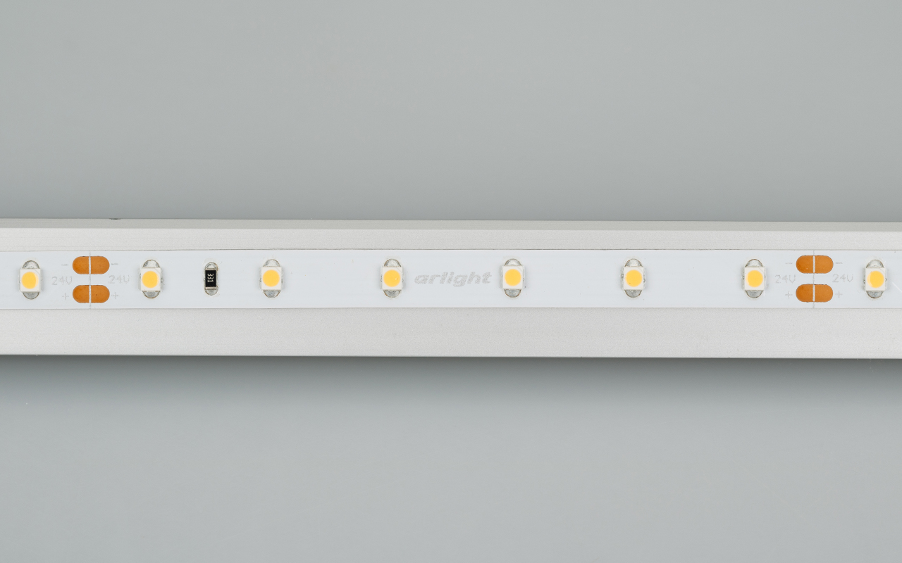 Лента RT 2-5000 24V Warm2700 (3528, 300 LED, CRI98) (Arlight, 4.8 Вт/м, IP20) 021414(1) - Viokon.com