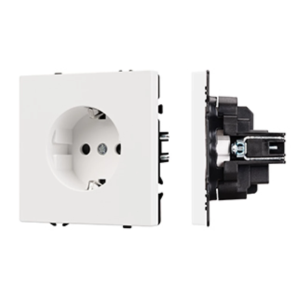 Механизм электрической розетки SCT-NOBE-MEU1-SFPL-WH (230V, 16A) (Arlight, Белый кварц) 054276 - Viokon.com