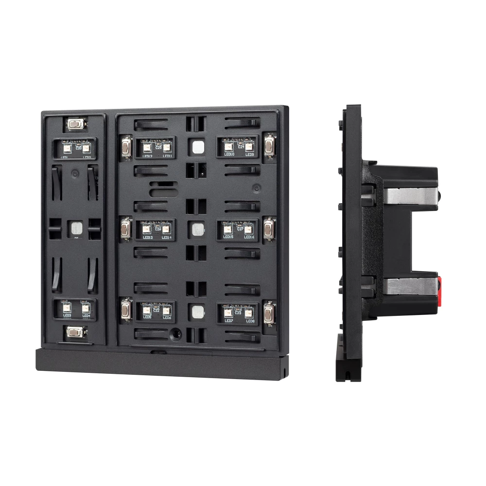 INTELLIGENT ARLIGHT Механизм панели KNX-304-22-IN Black (Bus) (IARL, IP20 Пластик, 2 года) 051688 - Viokon.com