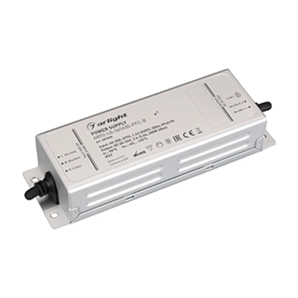 Блок питания ARPJ-LG-565600-PFC-B (200W, 25-56V, 2.6-5.6A) (Arlight, IP67 Металл, 5 лет) 057528 - Viokon.com