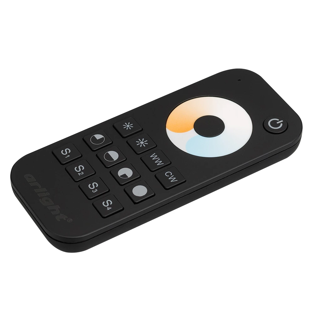 Пульт SMART-R34-MIX Black (1 зона, 2.4G) (Arlight, IP20 Пластик, 5 лет) 025032 - Viokon.com