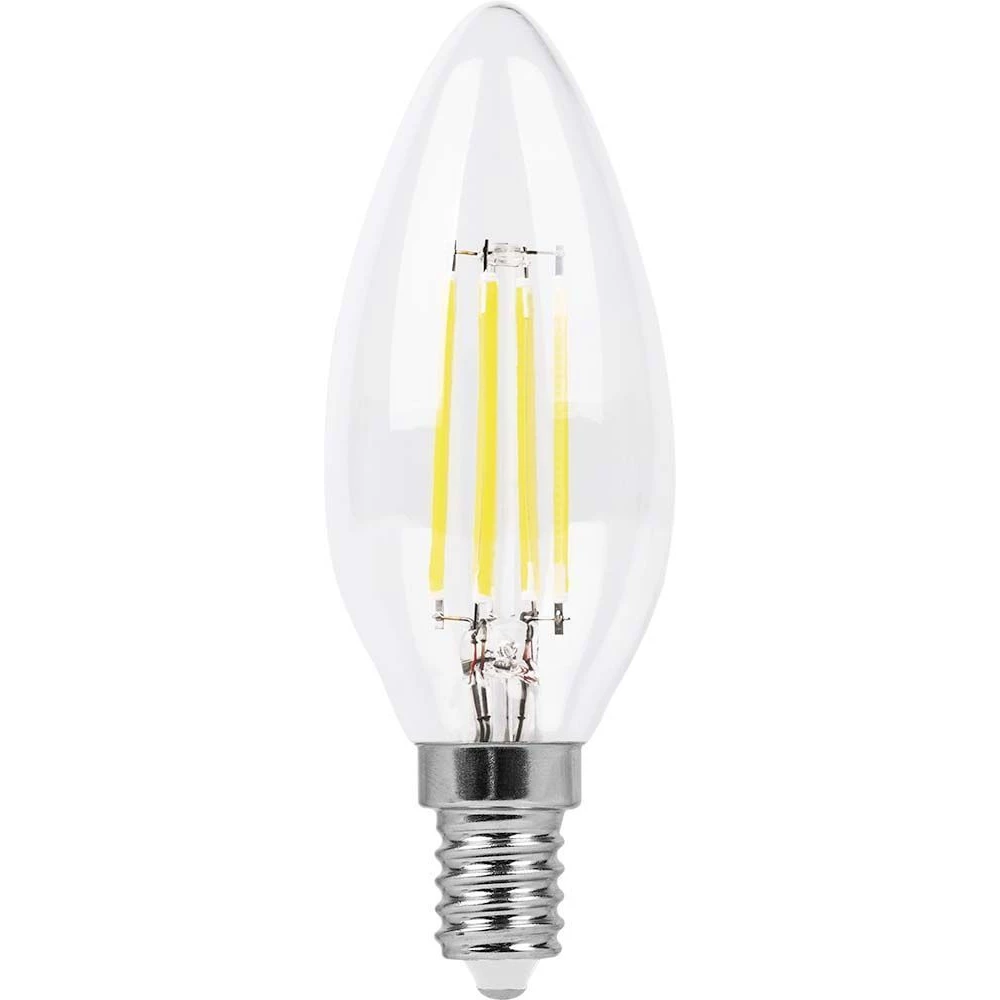 Лампа светодиодная Feron LB-58 Свеча E14 5W 6400K (25574) - Viokon.com