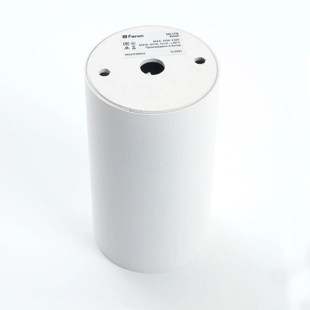 Светильник потолочный Feron ML176 MR16 GU10 35W 230V, белый (40509) - Viokon.com